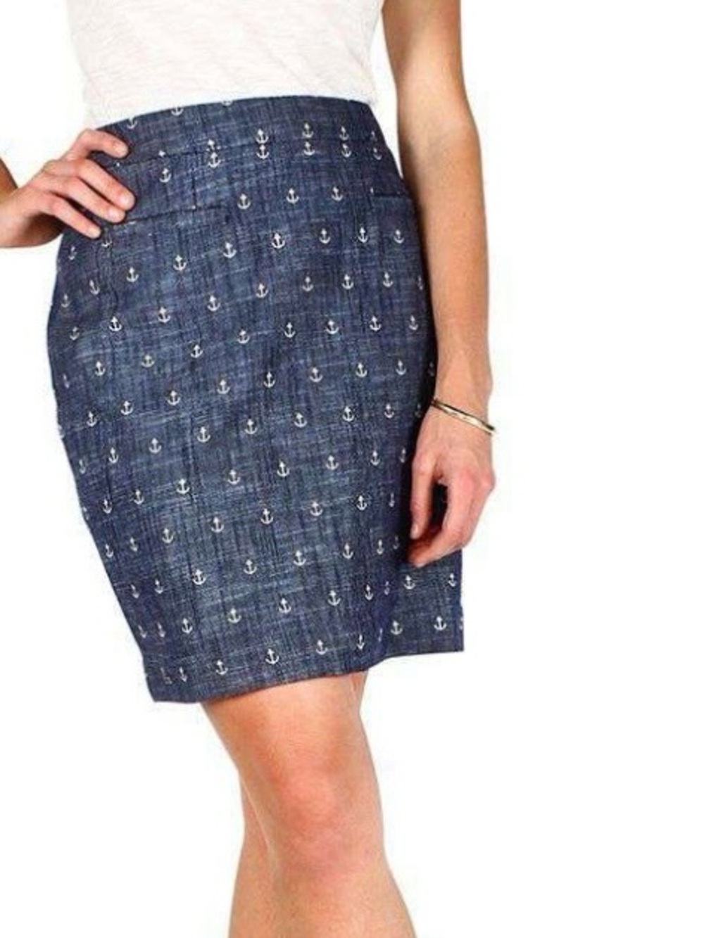 Hatley Chambray Anchor Skirt